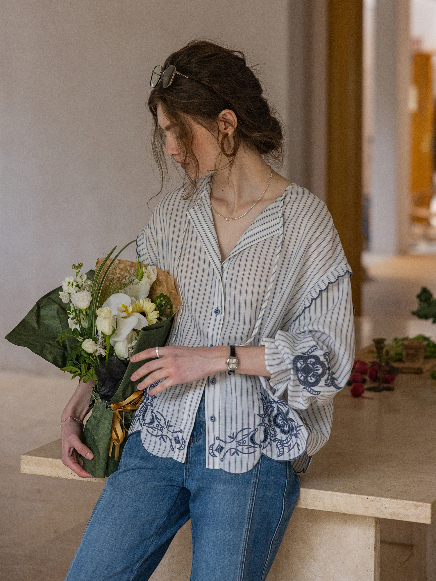 Embroidery Garden - Saint Mano Garden Design Heavyweight Laser
