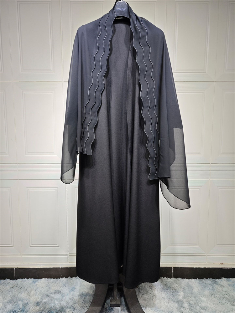 Embroidery Kebaya - Ramadan Women Dubai Kimono Khimar 2