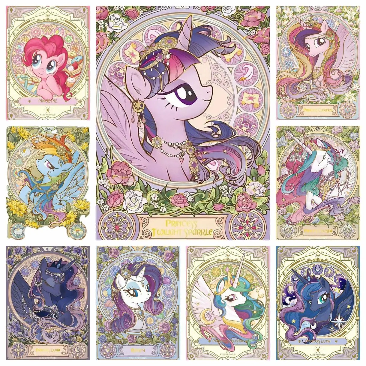 Embroidery Unicorn - Mucha style My Little Pony 5D