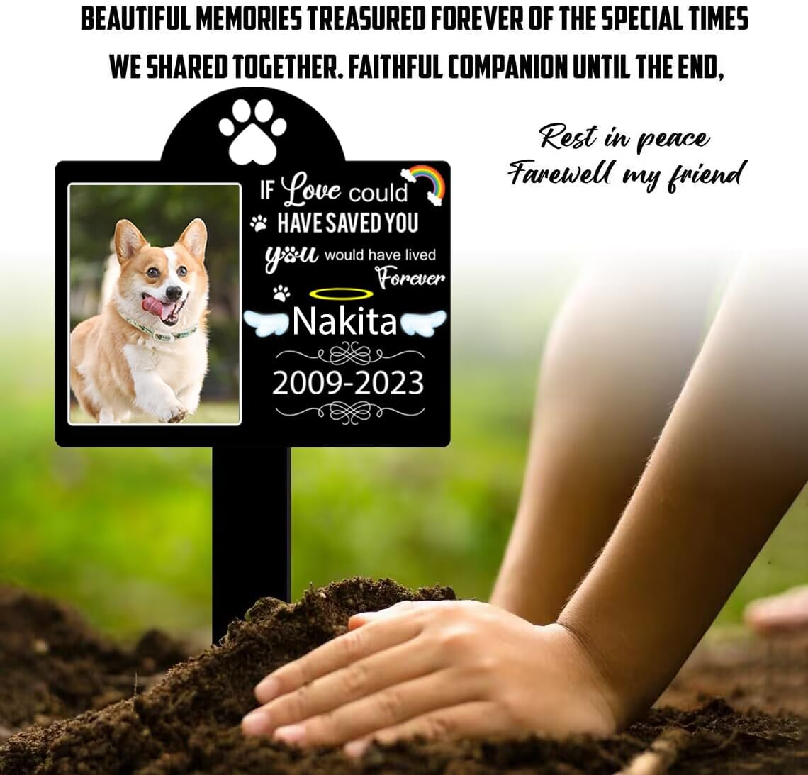 Custom Pet Memorial Garden Sta – обзор и цена Embroidery Garden