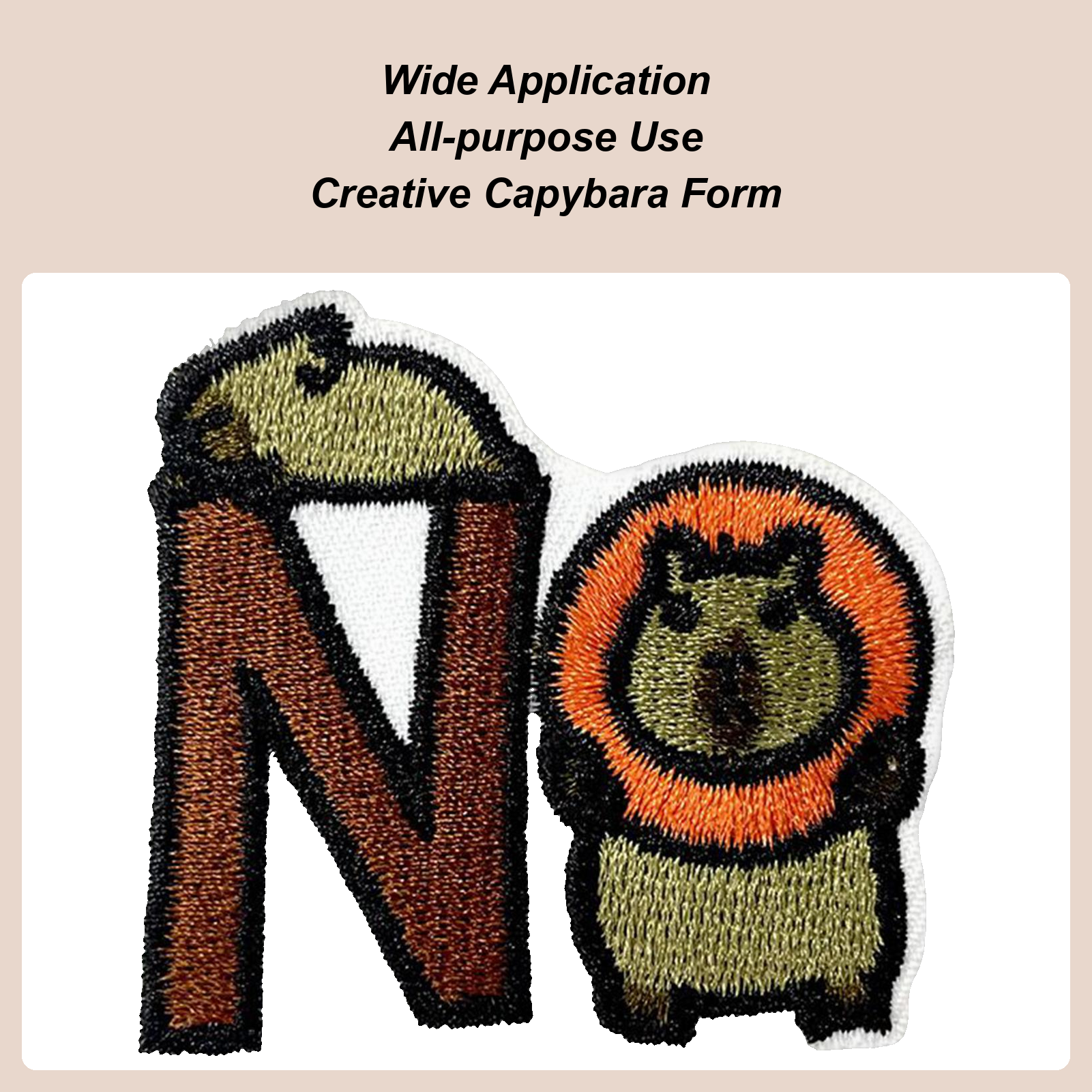 Iron On Patches Animals Capyba – обзор и цена Embroidery Backpack Kit