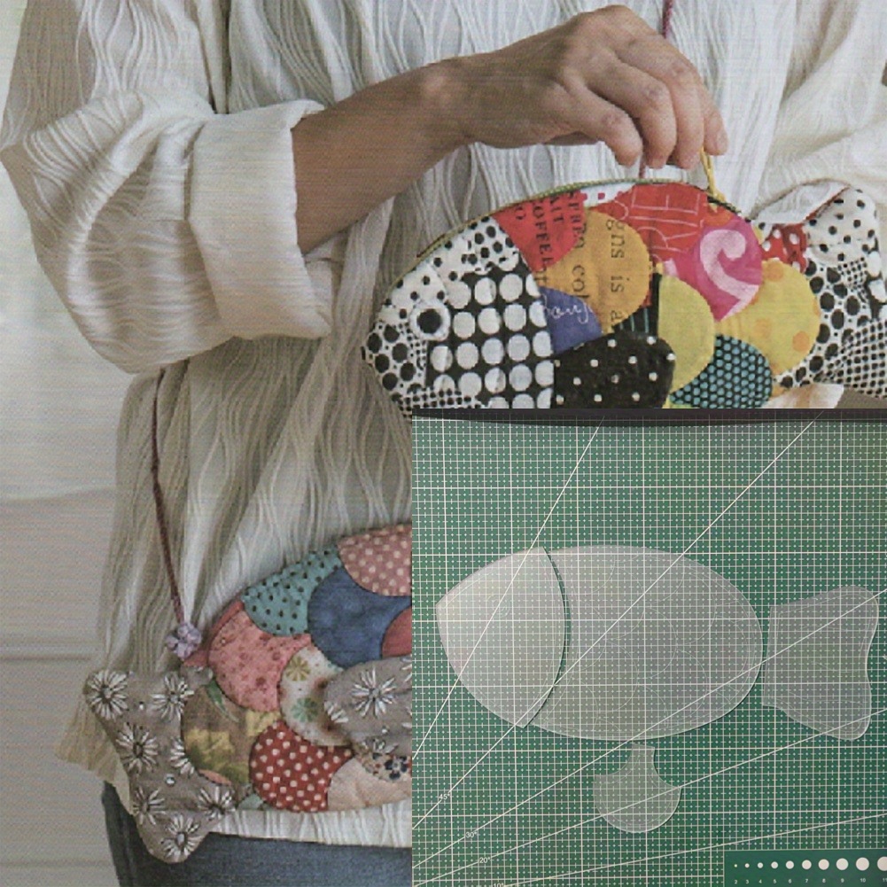 4Pcs Acrylic Quilting Template – обзор и цена Embroidery Fish