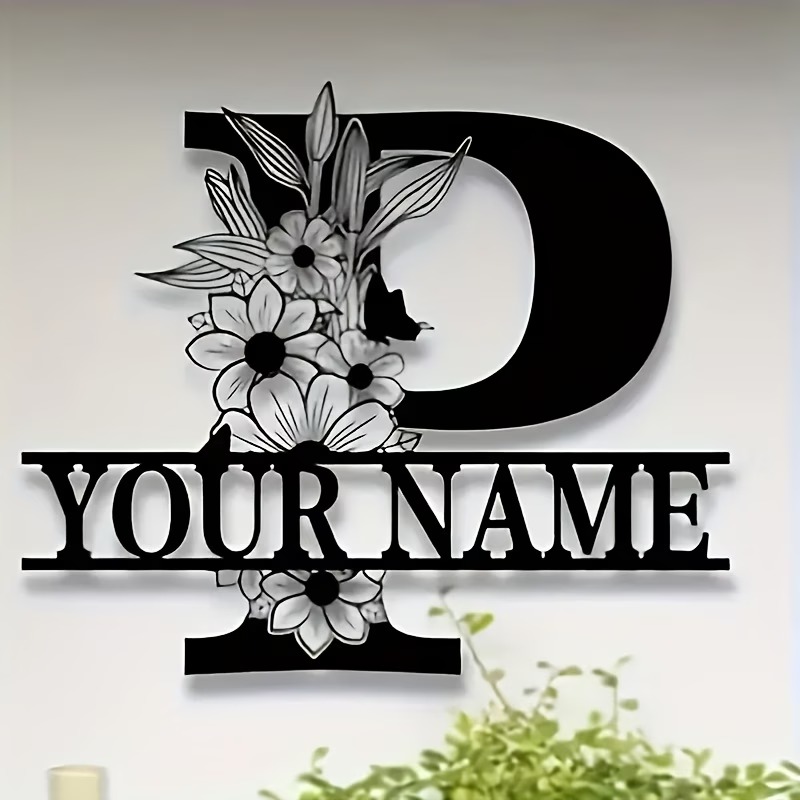 Custom Surname Metal Sign, Cou – обзор и цена Embroidery Garden