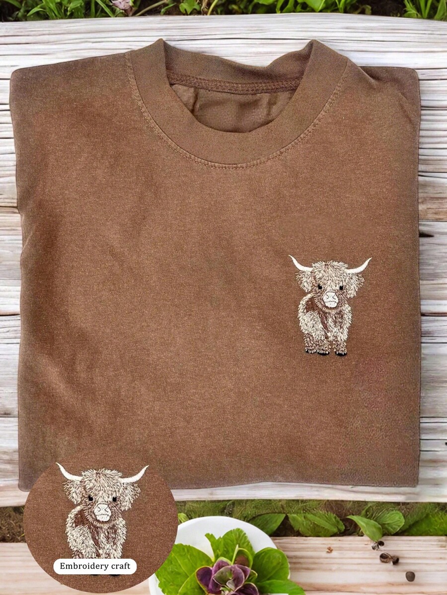 Plus Size Embroidered Faith T- – обзор и цена Embroidery Letter