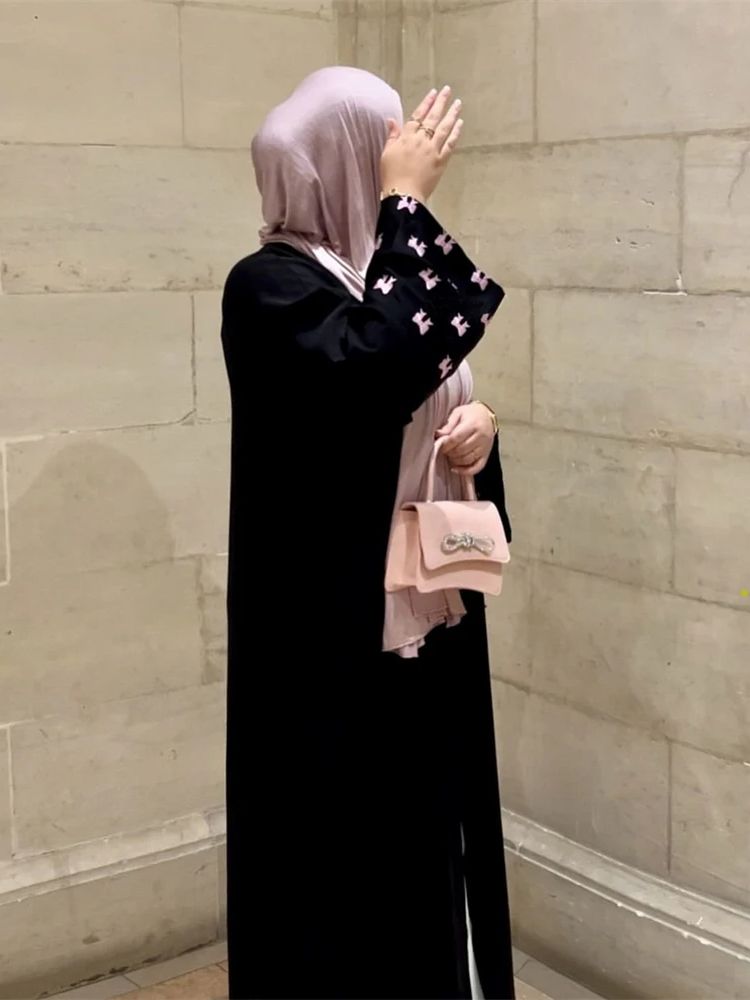 Ramadan Black Heart Abaya Dame – обзор и цена Embroidery Kebaya