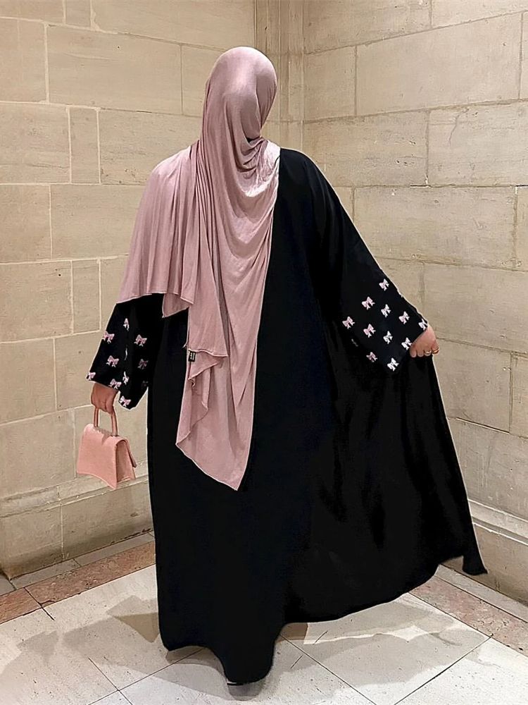 Ramadan Black Heart Abaya Dame – обзор и цена Embroidery Kebaya