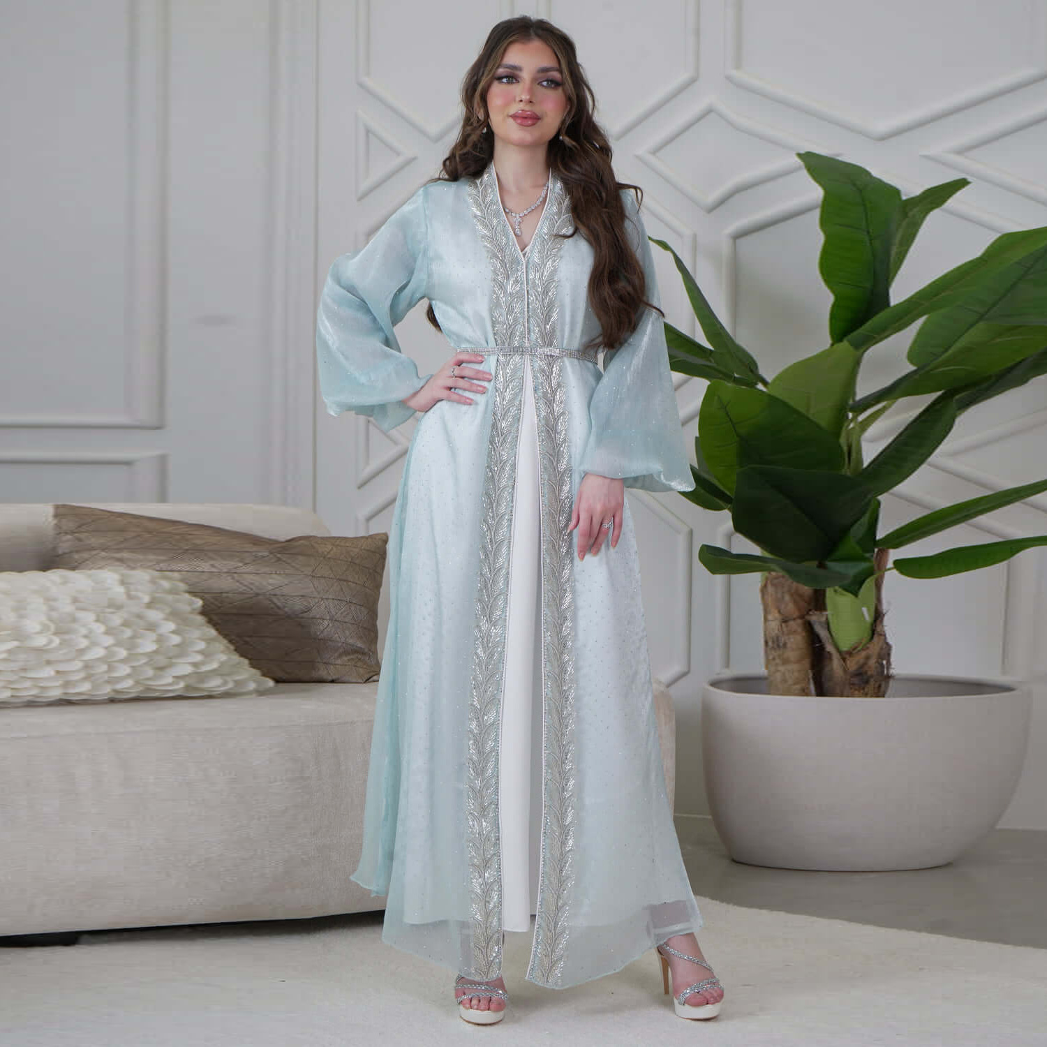 Eid Mubarak Djellaba Kimono Ca – обзор и цена Embroidery Kebaya