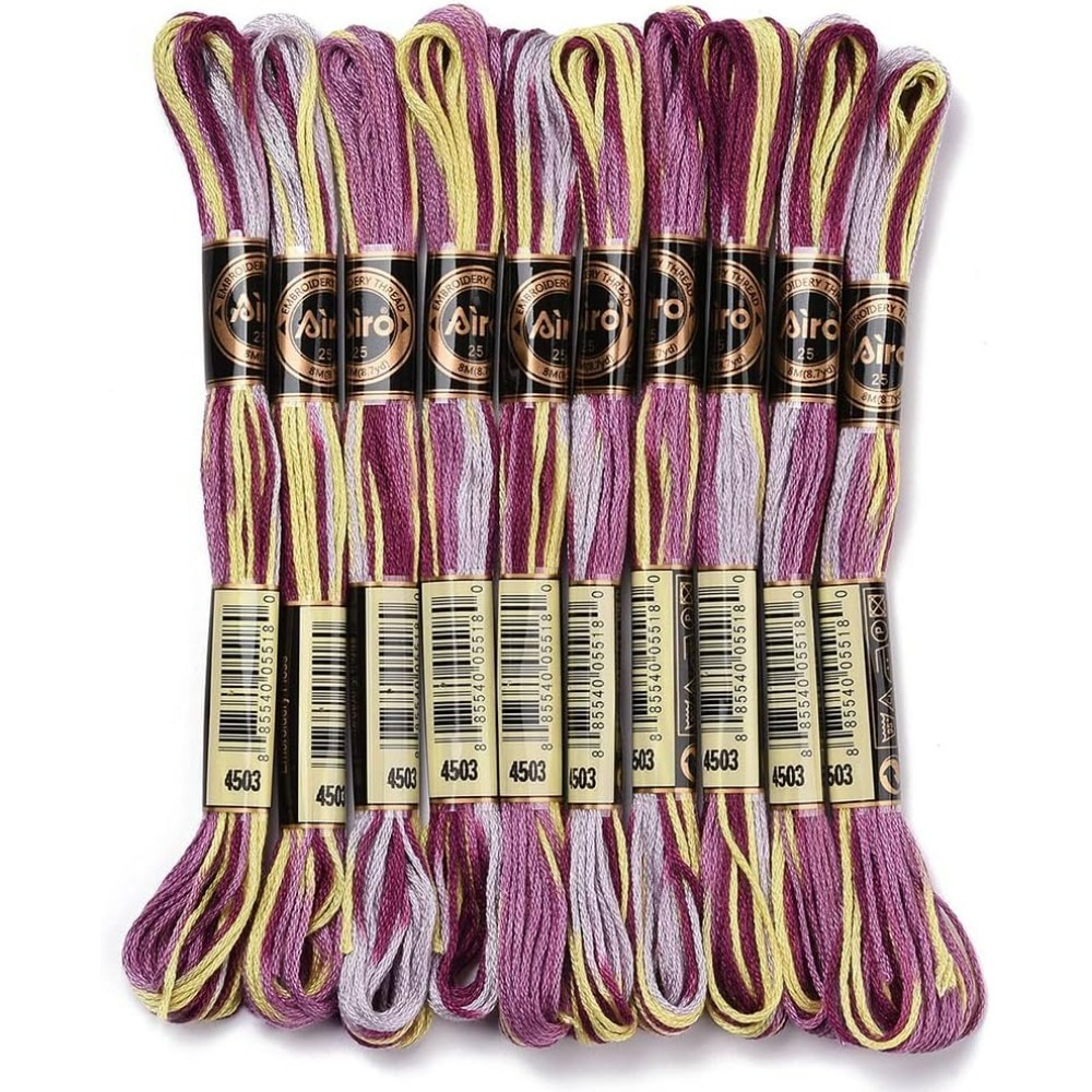 6 Strands Purple Variegated Em – обзор и цена Embroidery Floss