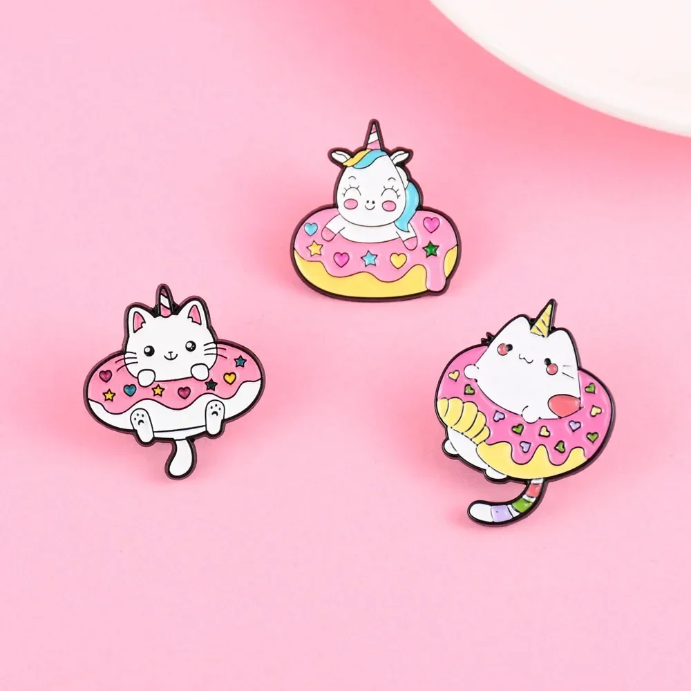 Elviragirl 1Pcs Cute Doughnut  – обзор и цена Embroidery Unicorn
