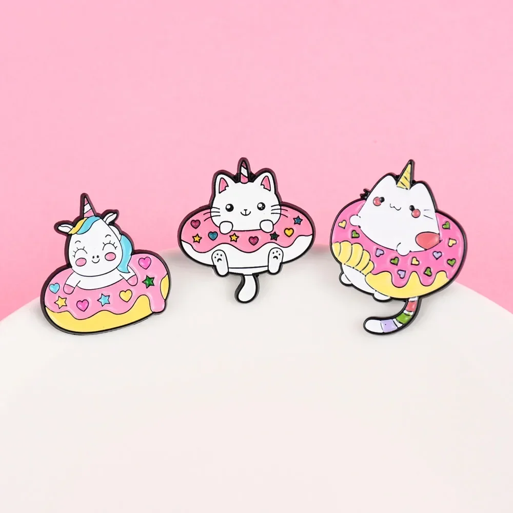 Elviragirl 1Pcs Cute Doughnut  – обзор и цена Embroidery Unicorn