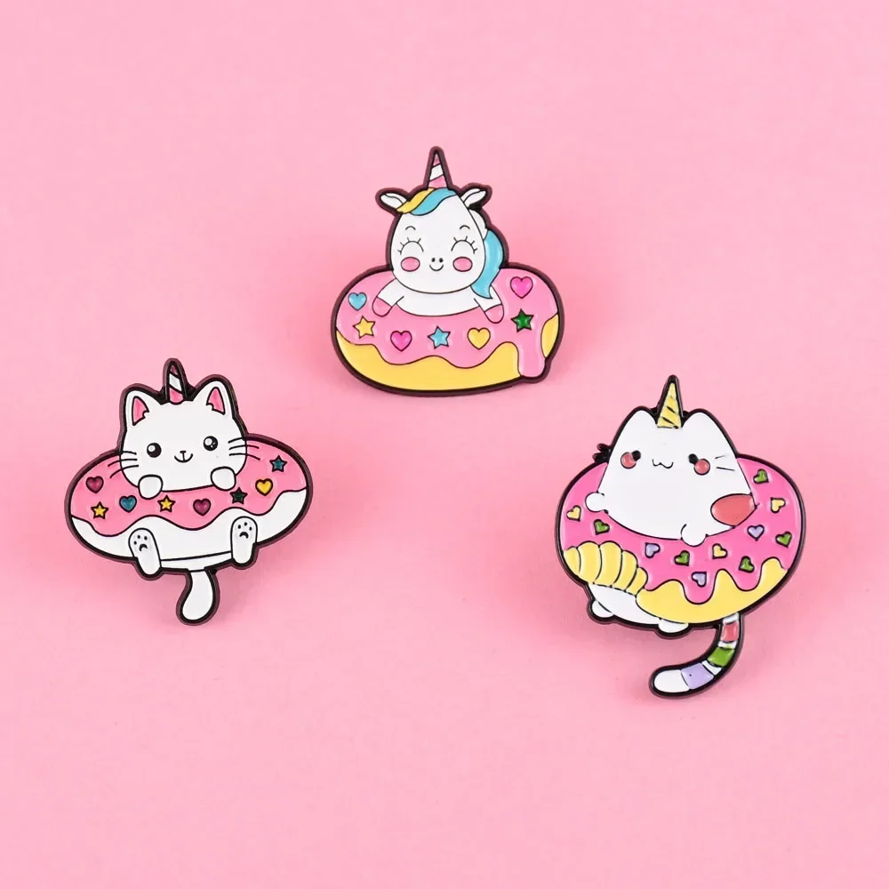 Elviragirl 1Pcs Cute Doughnut  – обзор и цена Embroidery Unicorn