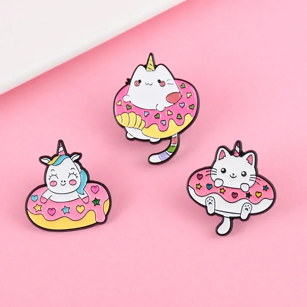 Elviragirl 1Pcs Cute Doughnut  – обзор и цена Embroidery Unicorn