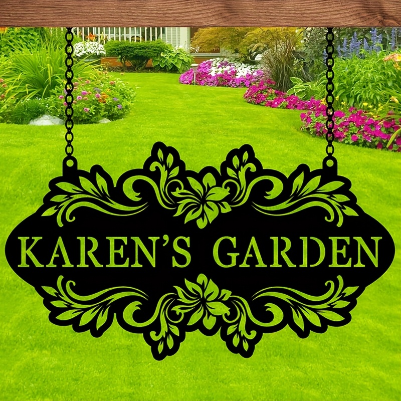 Custom Metal Art Sign with Nam – обзор и цена Embroidery Garden