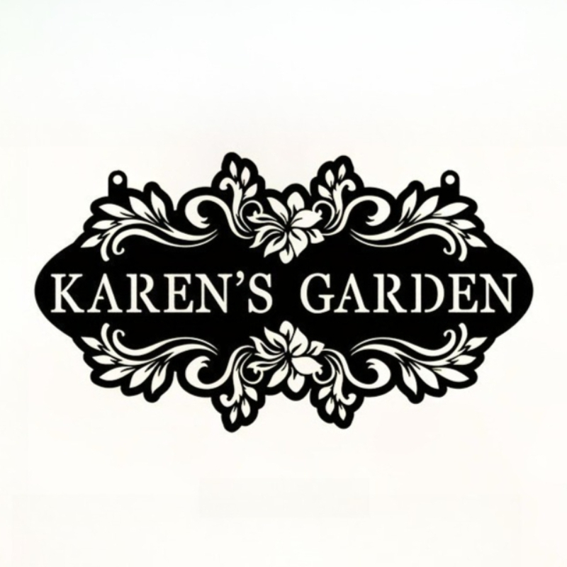 Custom Metal Art Sign with Nam – обзор и цена Embroidery Garden