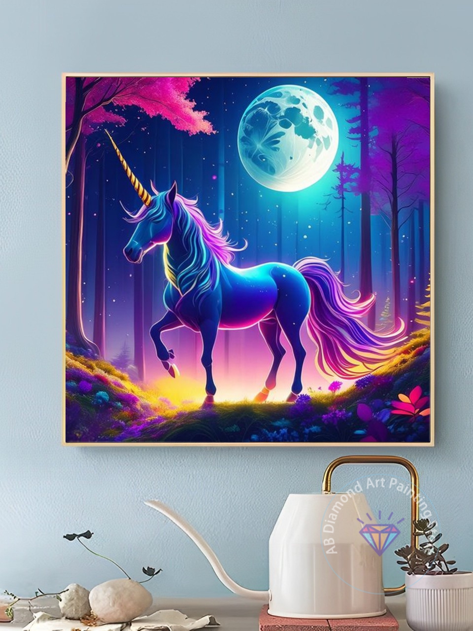 Fantasy cute unicorn Diamond P – обзор и цена Embroidery Unicorn