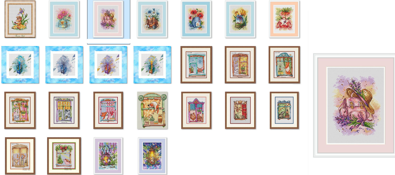Counted Cross Stitch Kit for E – обзор и цена Embroidery Backpack Kit