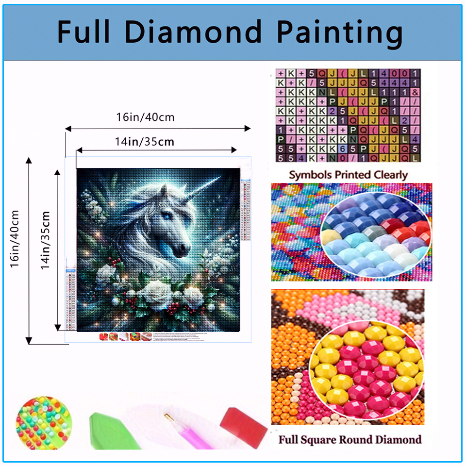 5D DIY Diamond Painting 2026 B – обзор и цена Embroidery Unicorn