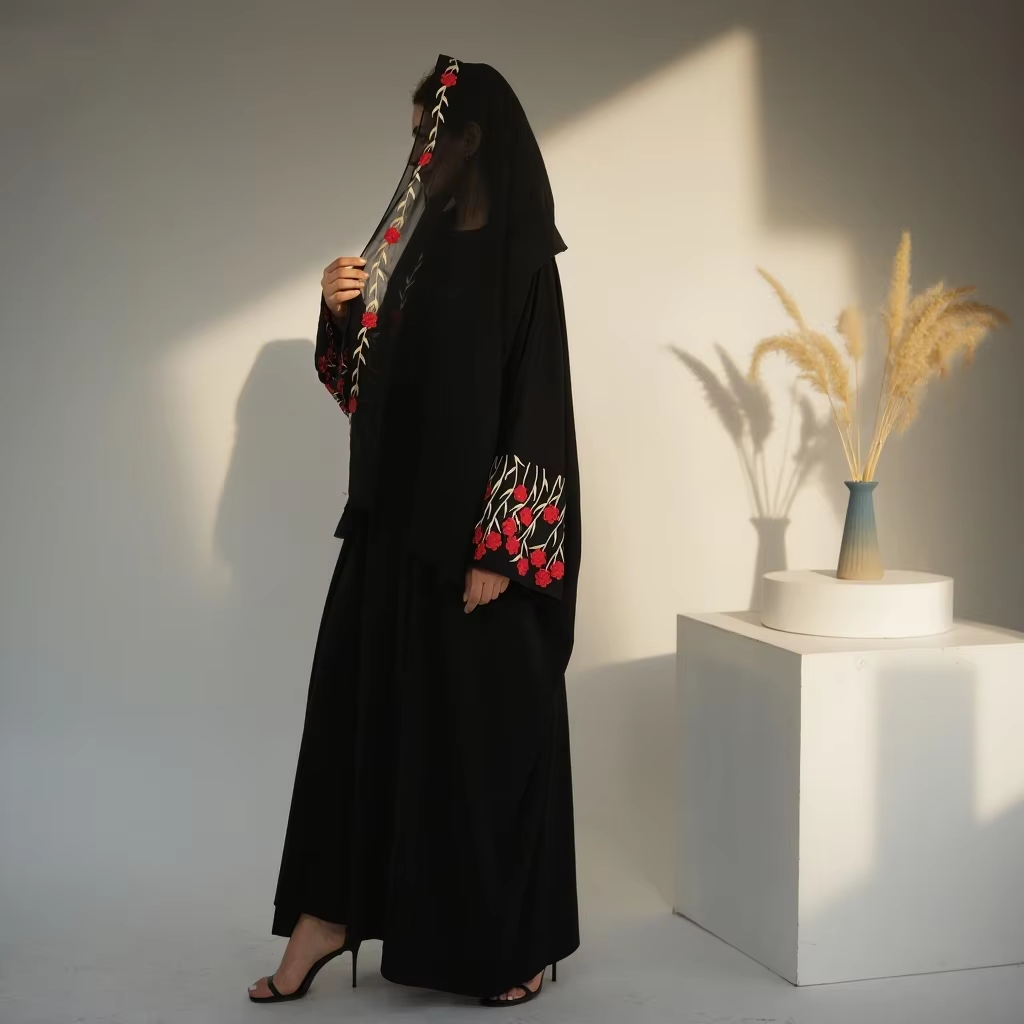 Open Abaya Dubai Embroidery Mu – обзор и цена Embroidery Kebaya