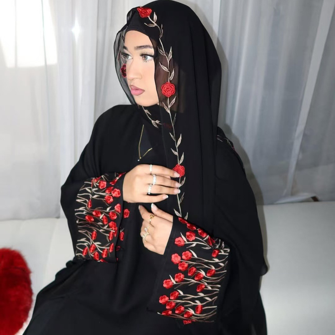 Open Abaya Dubai Embroidery Mu – обзор и цена Embroidery Kebaya