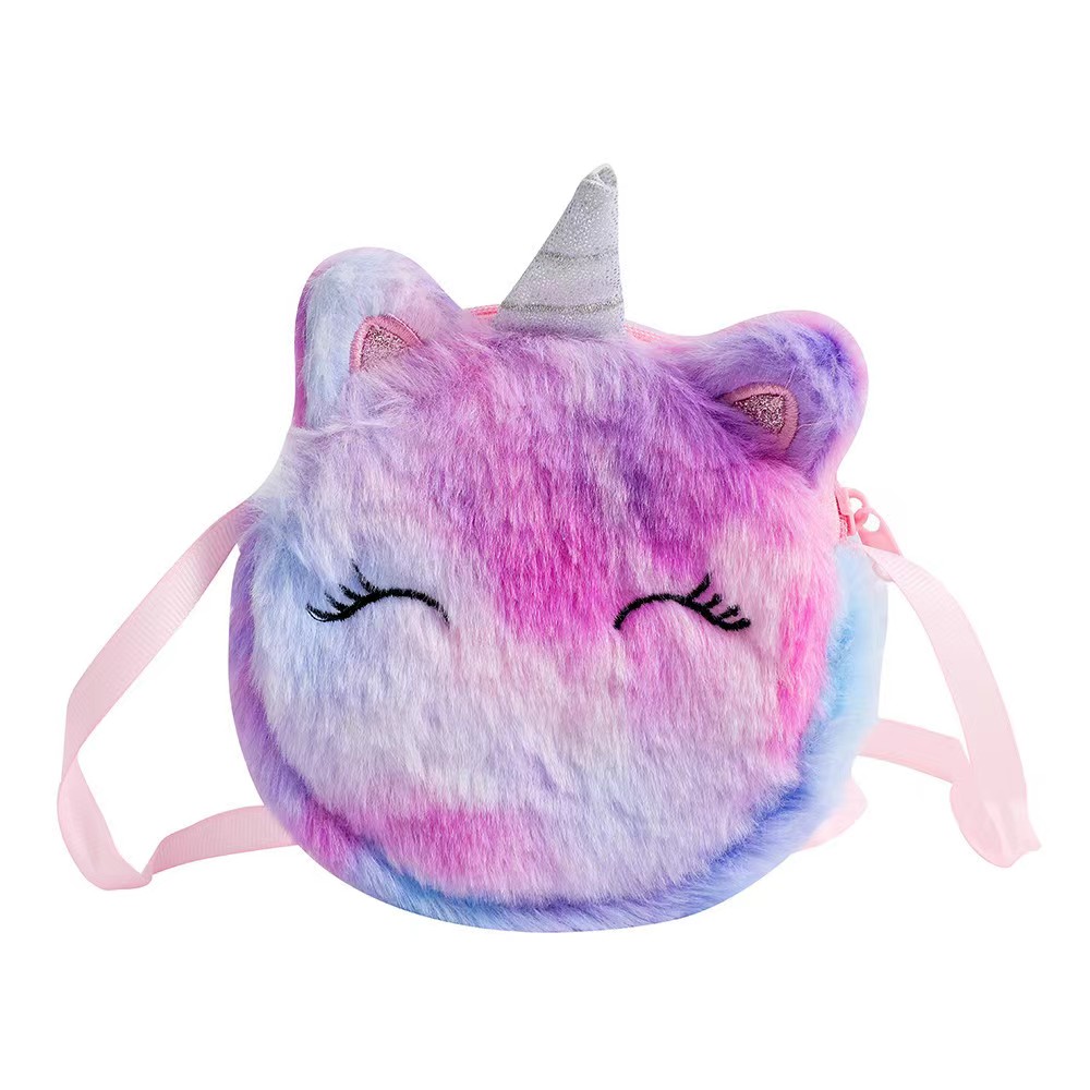 Kids Fashion Plush Shoulder Ba – обзор и цена Embroidery Unicorn