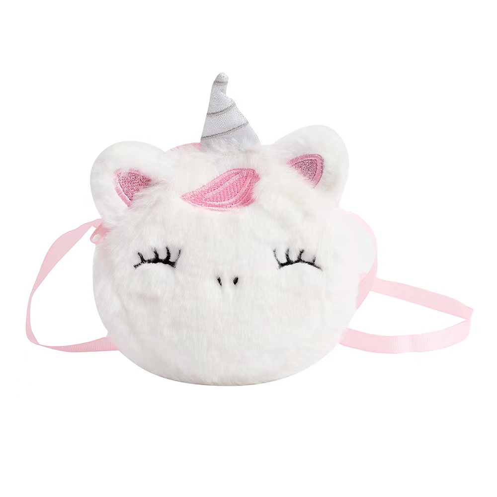 Kids Fashion Plush Shoulder Ba – обзор и цена Embroidery Unicorn