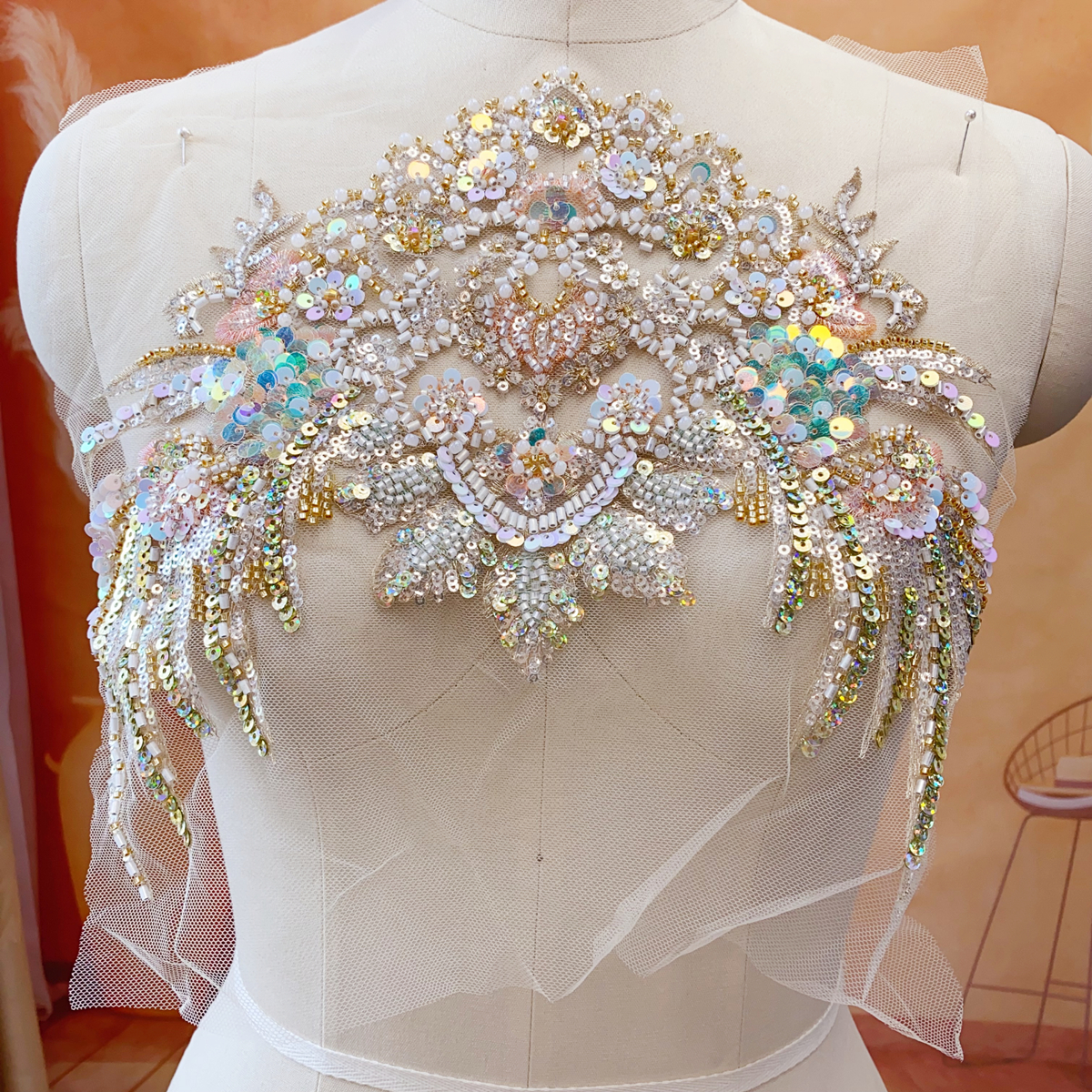 Champagne Gold Fish Scale Sequ – обзор и цена Embroidery Fish