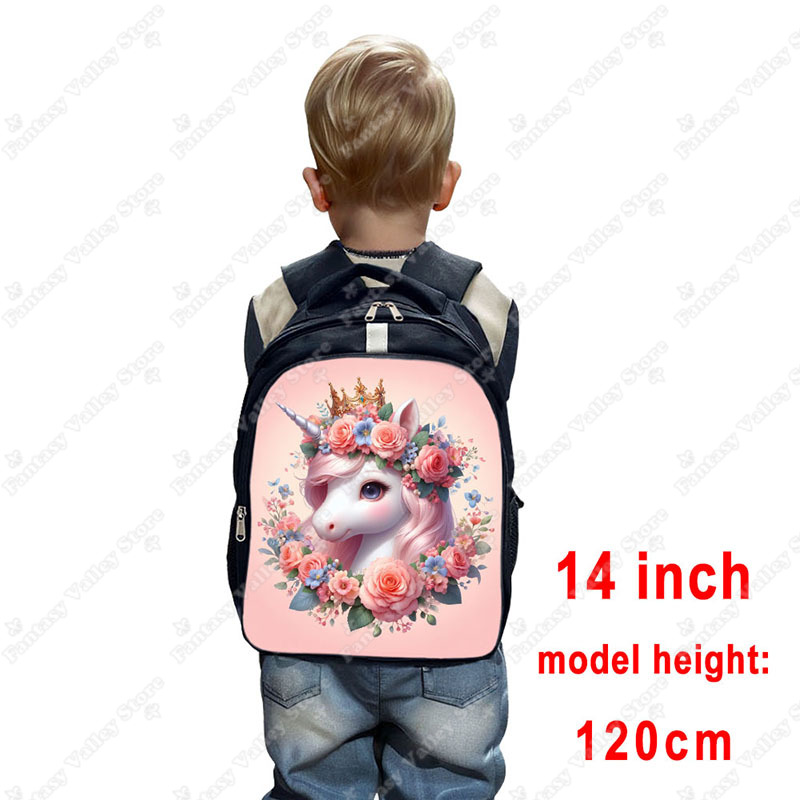 3D Unicorn Flower Print Backpa – обзор и цена Embroidery Unicorn