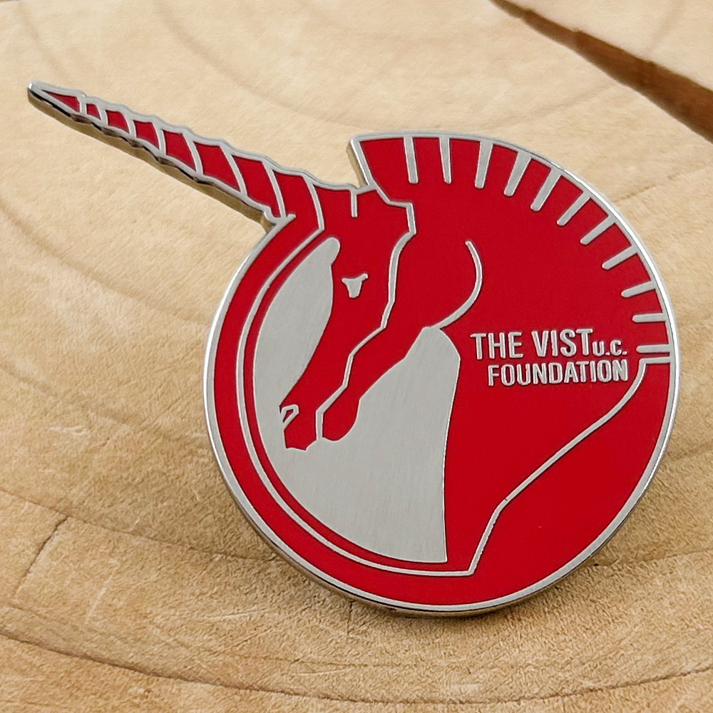 Vist Foundation Logo Enamel Pi – обзор и цена Embroidery Unicorn