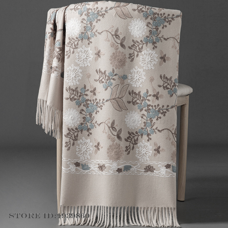 Women's Cashmere Pashmina Scar – обзор и цена Embroidery Pashmina