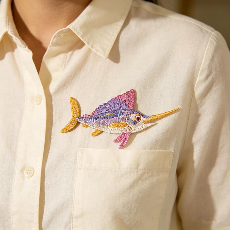 Dolphin Jellyfish Summer Sea F – обзор и цена Embroidery Fish