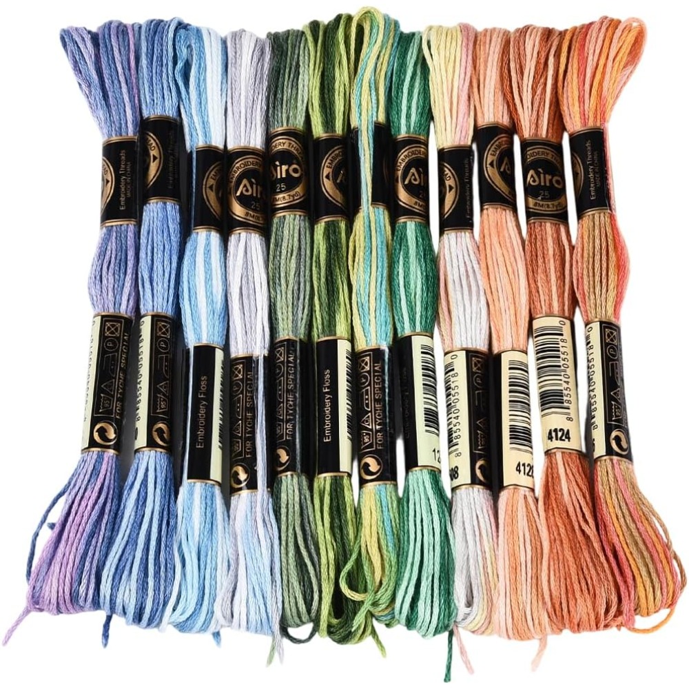 12 Skeins 105 Yards Cross Stit – обзор и цена Embroidery Floss