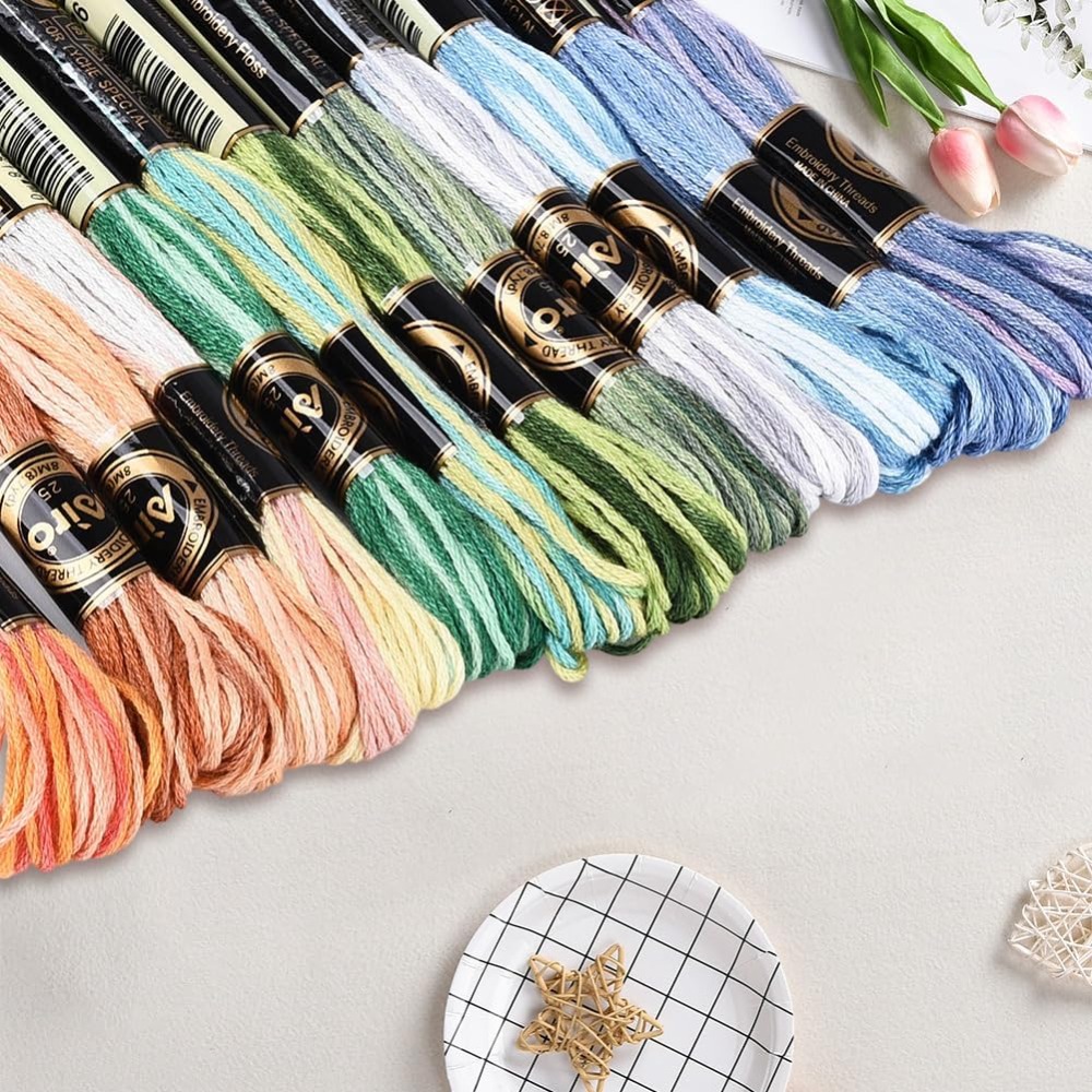 12 Skeins 105 Yards Cross Stit – обзор и цена Embroidery Floss