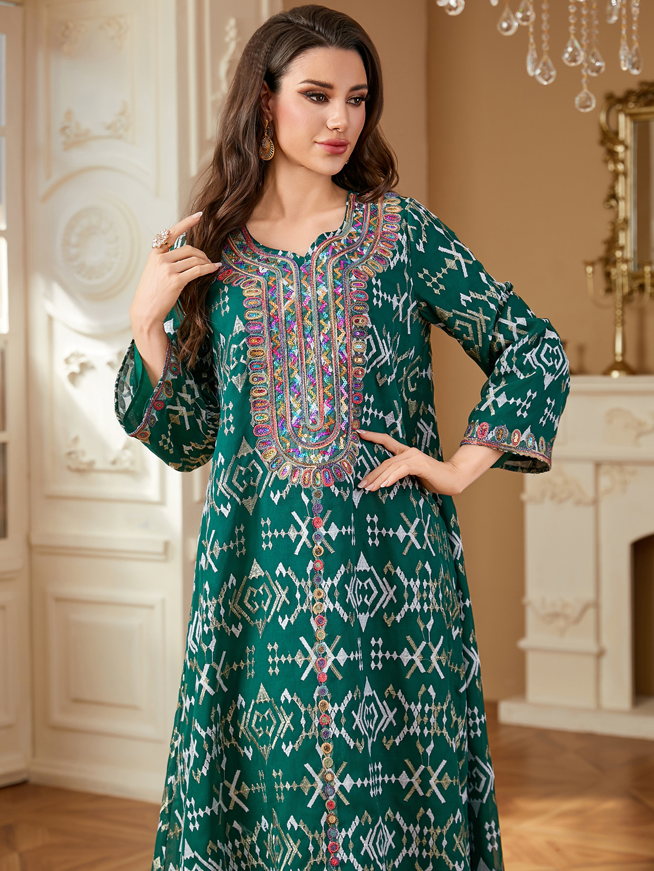 Muslim Embroidery Maxi Dress W – обзор и цена Embroidery Kebaya