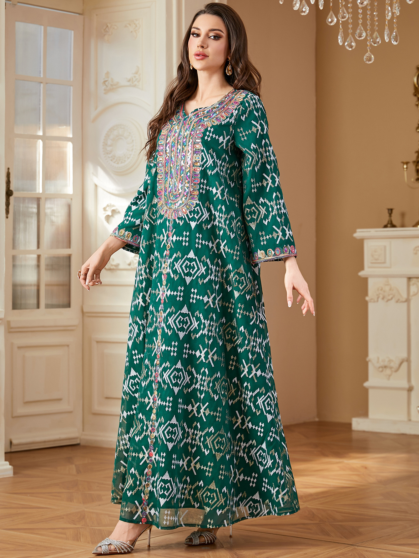 Muslim Embroidery Maxi Dress W – обзор и цена Embroidery Kebaya