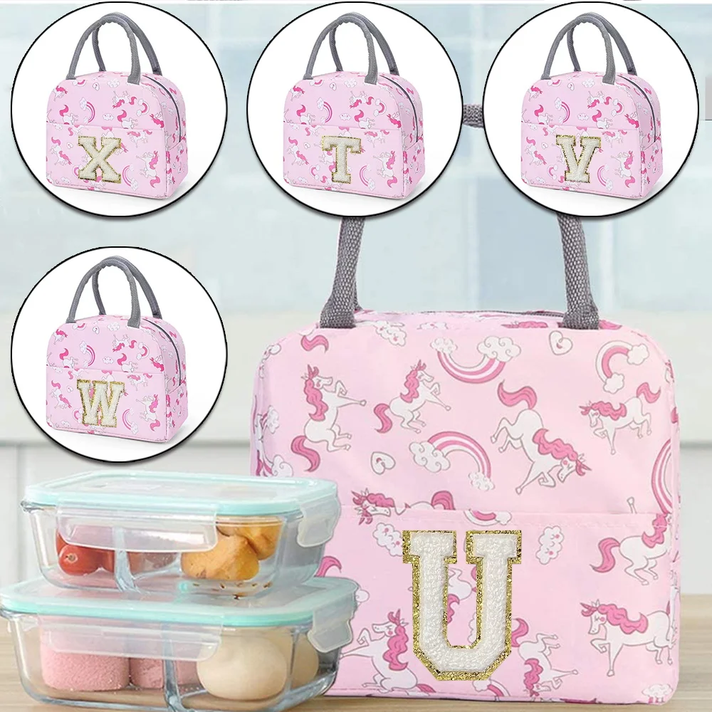 Insulation Lunch Bag Cute Unic – обзор и цена Embroidery Unicorn
