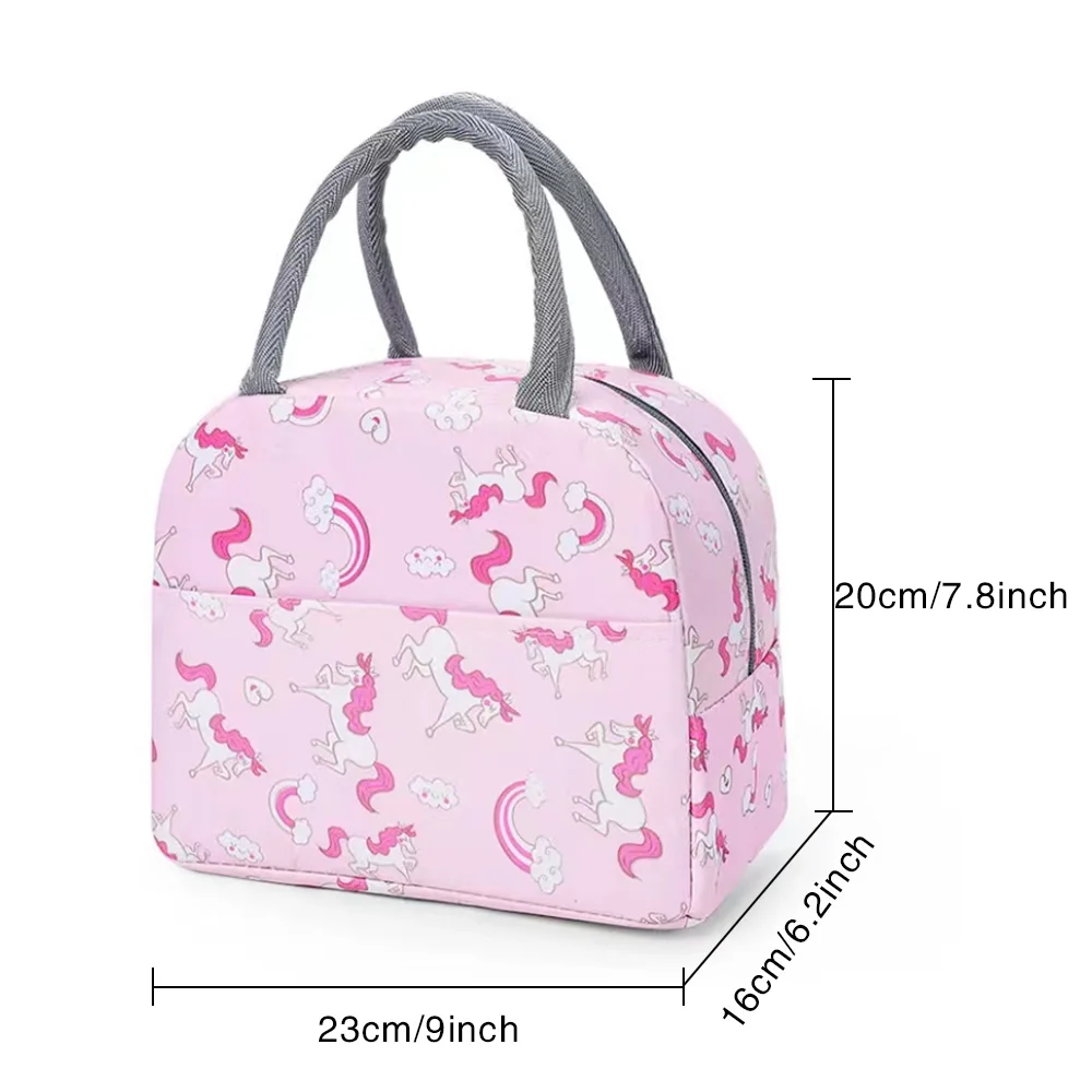 Insulation Lunch Bag Cute Unic – обзор и цена Embroidery Unicorn