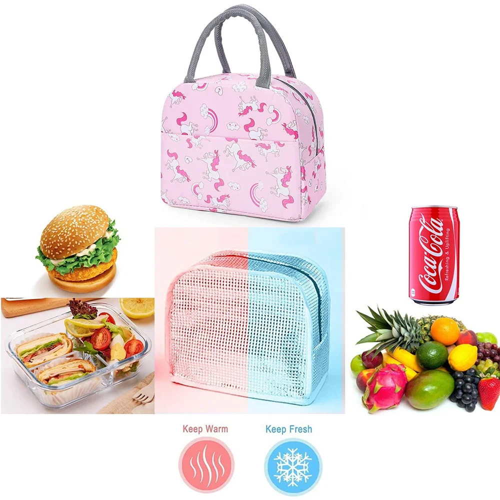 Insulation Lunch Bag Cute Unic – обзор и цена Embroidery Unicorn