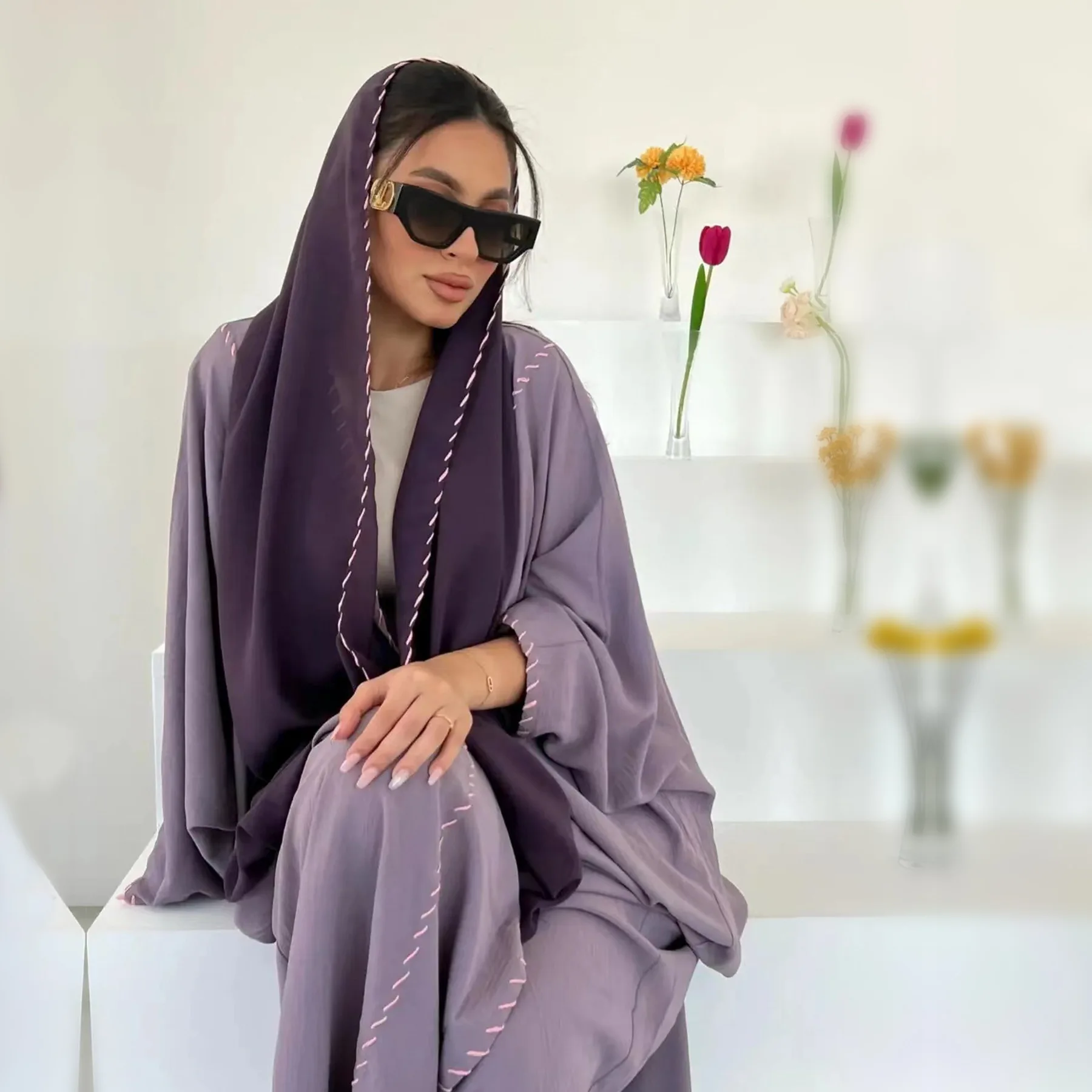 Morocco Kimono Open Abayas Lux – обзор и цена Embroidery Kebaya
