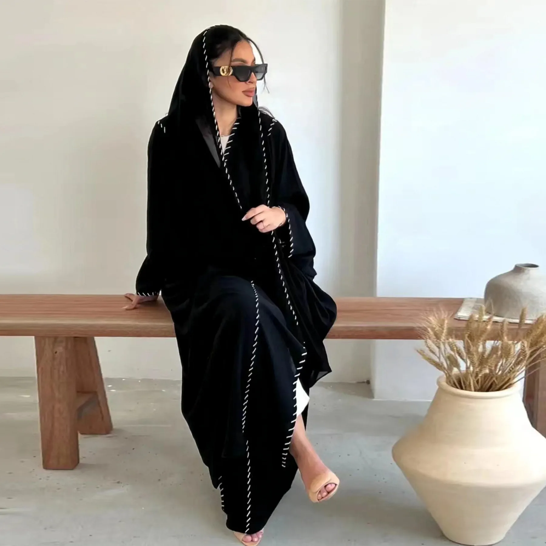 Morocco Kimono Open Abayas Lux – обзор и цена Embroidery Kebaya