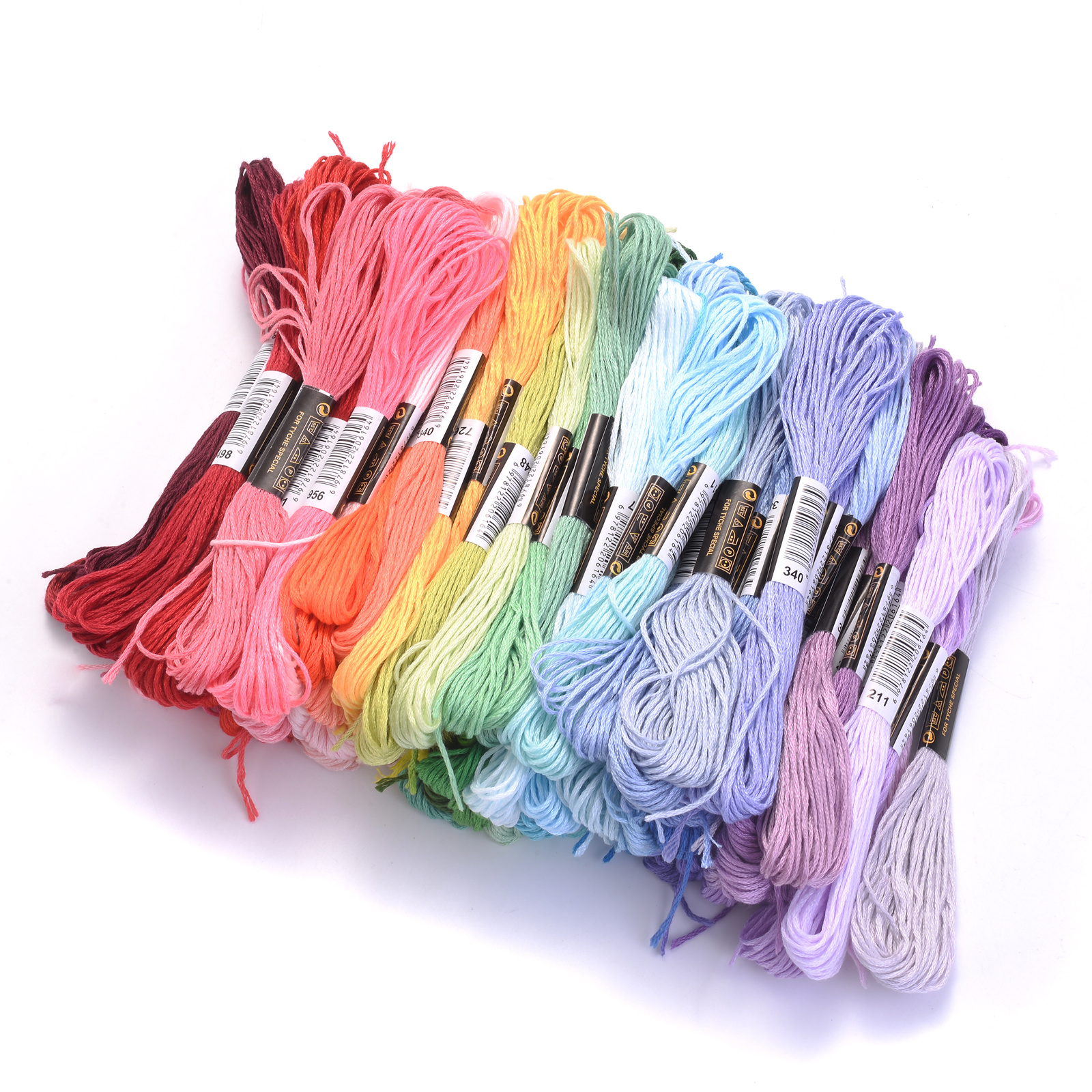 iYOE 50 Skeins Rainbow Color E – обзор и цена Embroidery Floss