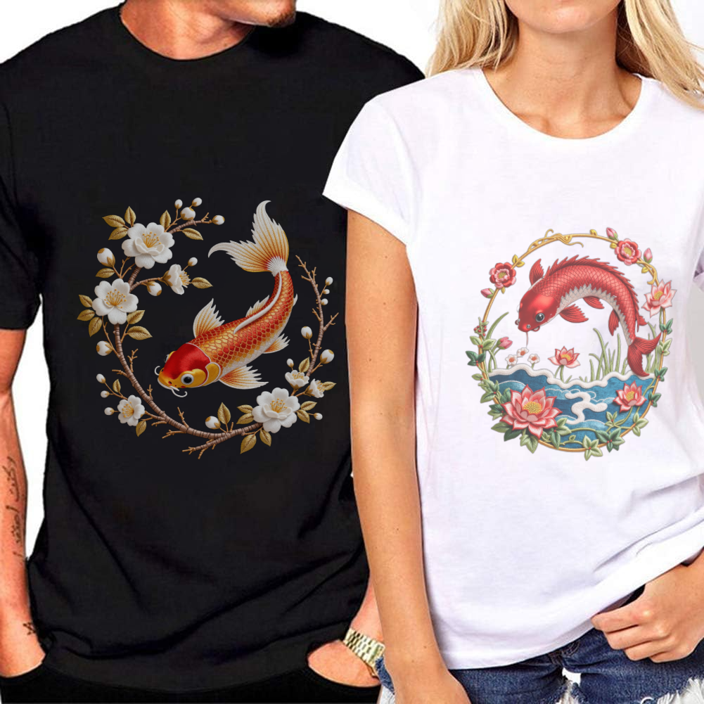 1 Piece of Clothing Imitation  – обзор и цена Embroidery Fish