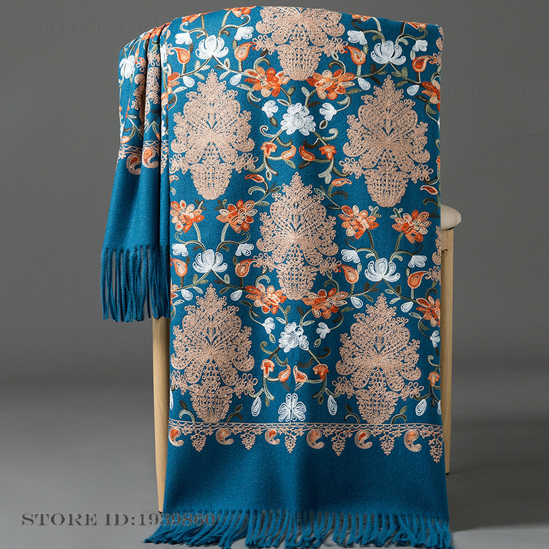 Embroidered Pashmina Cashmere  – обзор и цена Embroidery Pashmina