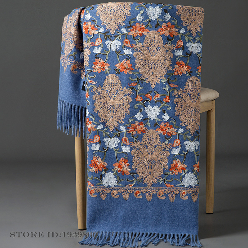 Embroidered Pashmina Cashmere  – обзор и цена Embroidery Pashmina