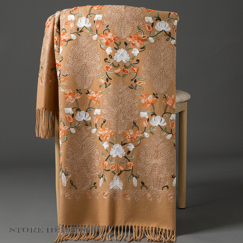 Embroidered Pashmina Cashmere  – обзор и цена Embroidery Pashmina
