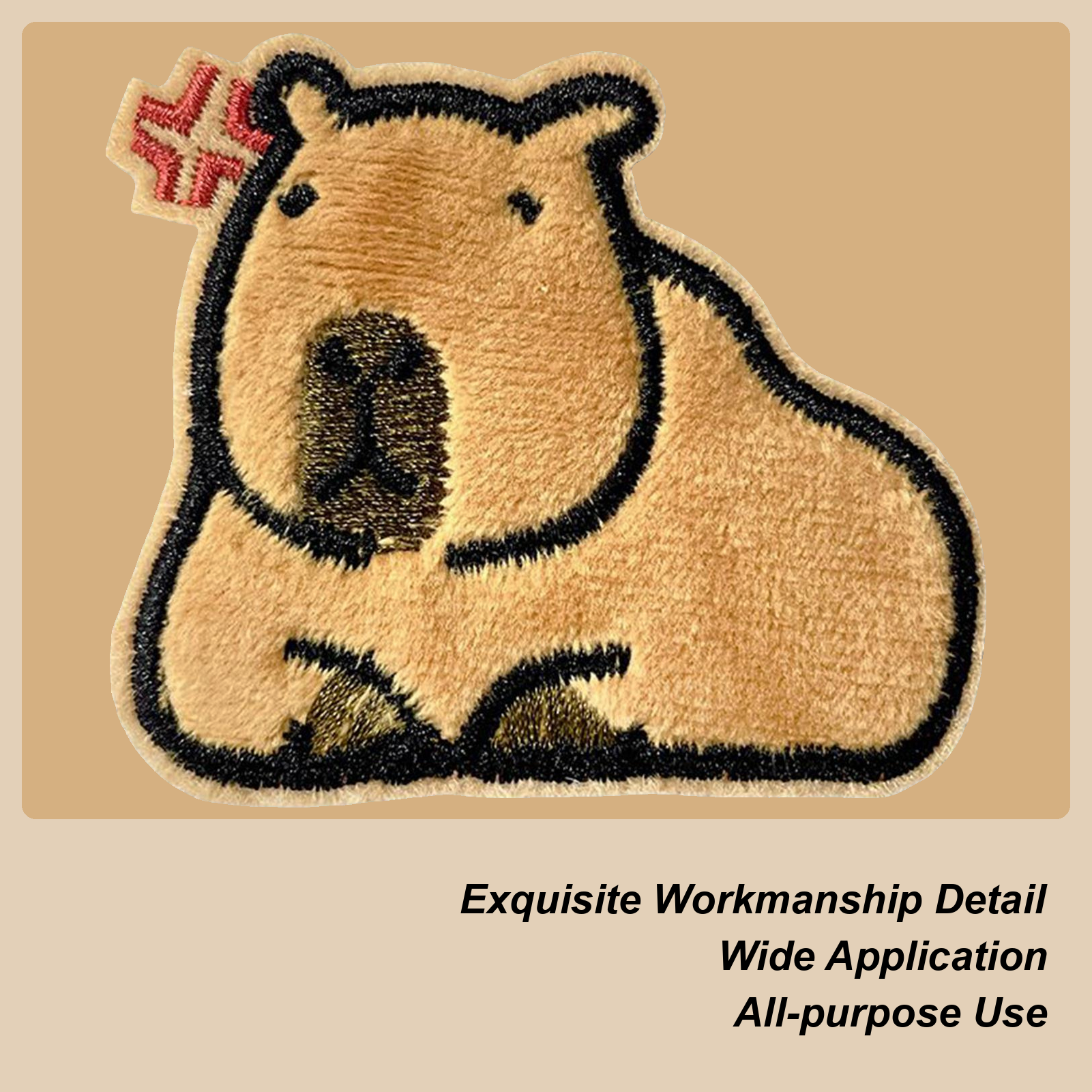 Animal Iron On Patches Capybar – обзор и цена Embroidery Backpack Kit