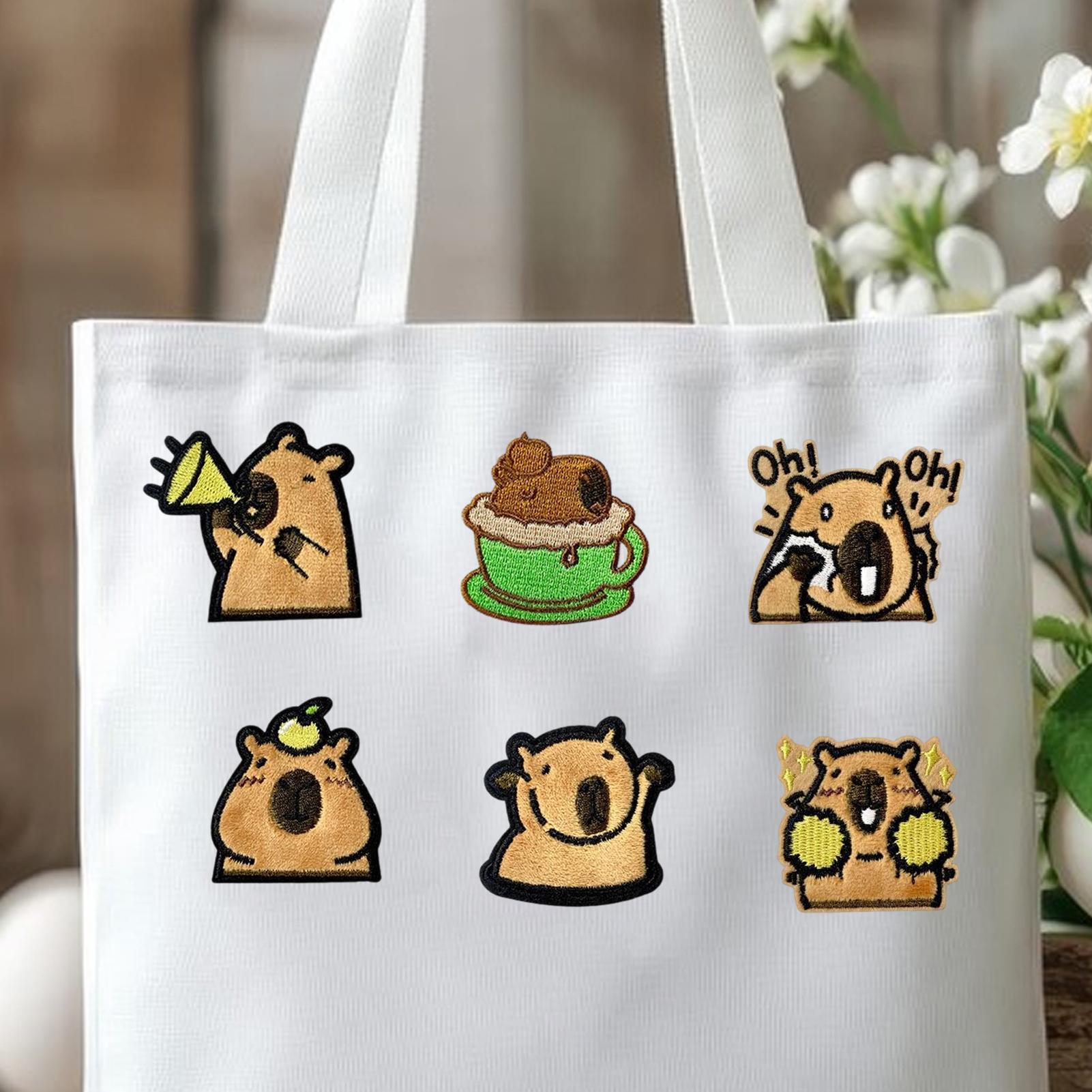 Animal Iron On Patches Capybar – обзор и цена Embroidery Backpack Kit