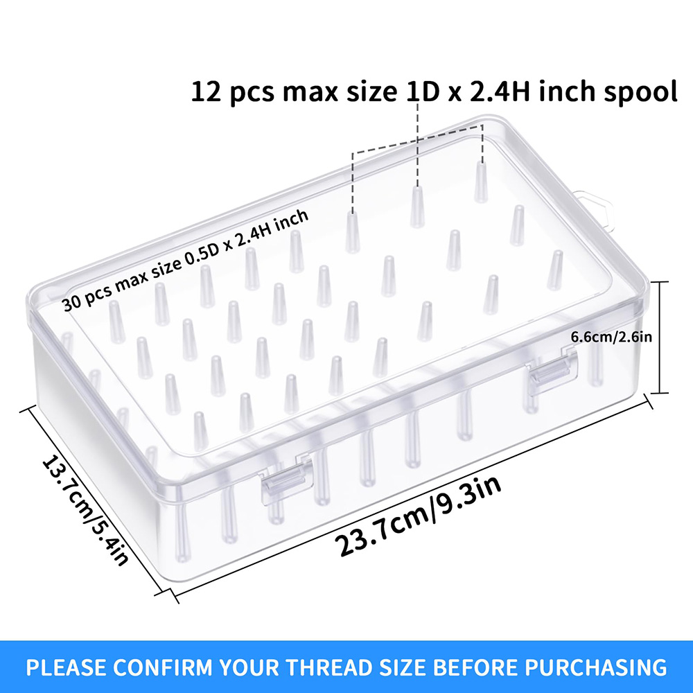 Clear Plastic Thread Organizer – обзор и цена Embroidery Floss