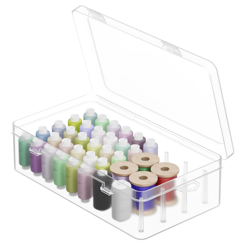 Clear Plastic Thread Organizer – обзор и цена Embroidery Floss