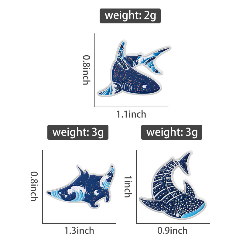 Cartoon marine creatures Ename – обзор и цена Embroidery Fish