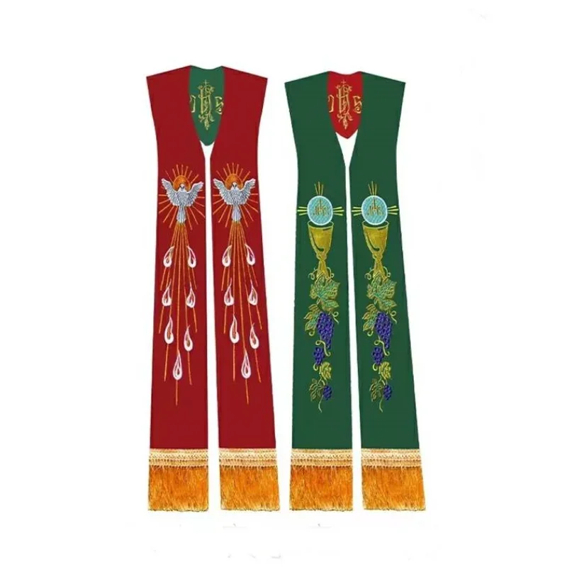 LITURGICAL MASS Clergy Stole P – обзор и цена Embroidery Pashmina